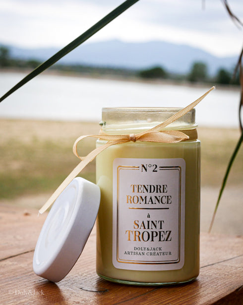Bougie Tendre Romance à Saint-Tropez